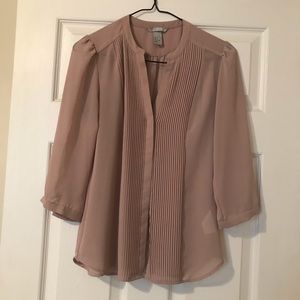H&M Blush Pink blouse